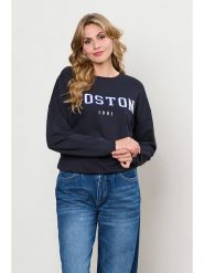 &Co Woman Bluza "Boston" w kolorze granatowym rozmiar: M. Niebieskie bluzy &Co Woman, m, bez wzorów, bez kaptura. Za 232.23 zł.