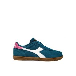 Trenerzy Diadora Tokyo. Niebieskie buty sportowe lifestyle Diadora, bez wzorów, sportowe, bez zapięcia. W wyprzedaży za 328.00 zł.