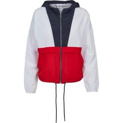 Damska klasyczna miejska trójkolorowa parka oversize. Białe płaszcze Urban Classics, na zimę, bez wzorów, klasyczne, bez kaptura. Za 162.00 zł.