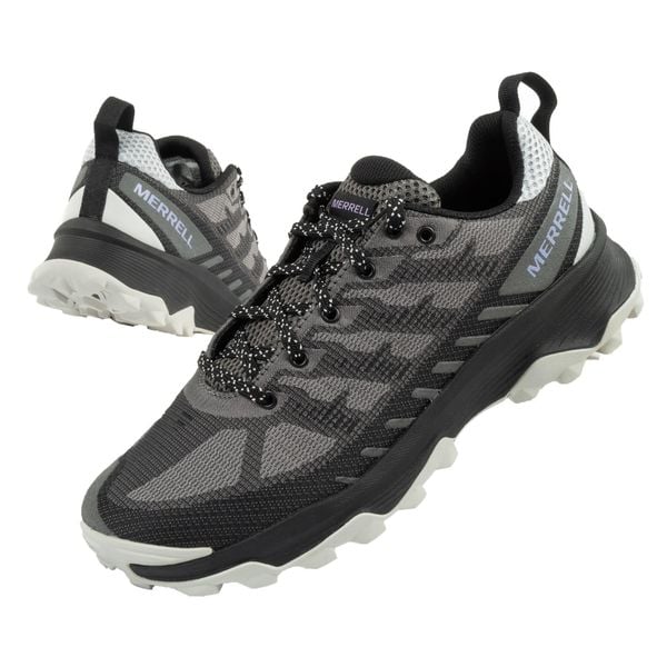 Buty trekkingowe damskie Merrell Speed Eco. Czarne buty trekkingowe Merrell, z materiału, bez zapięcia. Za 269.00 zł.