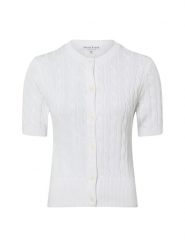 Marie Lund Kardigan Kobiety Bawełna biały, XL. Białe swetry Marie Lund, xl, bez wzorów, z bawełny, bez ramiączek. Za 199.95 zł.
