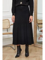 Joséfine Spódnica "Boniz" w kolorze czarnym rozmiar: M. Czarne spódnice Joséfine, na co dzień, m, bez wzorów, maxi, proste. Za 180.06 zł.