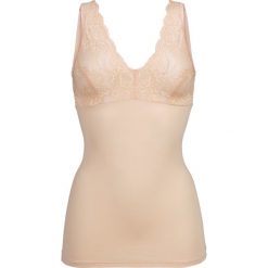 Top shape, średni stopień modelowania sylwetki. Czarne bielizna modelująca bonprix, bez wzorów, z koronki. Za 99.99 zł.