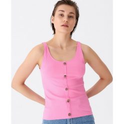 Top z guzikami - Różowy. Topy marki House. Za 25.99 zł.