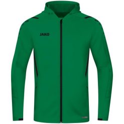 Bluza dresowa z kapturem Jako Challenge. Czarne bluzy JAKO, s, bez wzorów, z dresówki, casualowe, bez ramiączek, z kapturem. Za 326.45 zł.