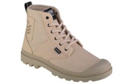 Buty sportowe Sneakersy unisex, Palladium Pampa Hi Army. Brązowe buty treningowe Palladium, bez wzorów, z materiału, bez zapięcia, trekkingowe. Za 449.99 zł.