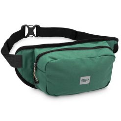 Saszetka sportowa nerka Spokey Drago. Zielone nerki i saszetki Spokey, bez wzorów, z materiału, sportowe, duże, bez dodatków. Za 36.99 zł.