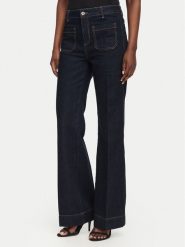 Liu Jo Jeansy UF6196 D4854 Granatowy Flare Fit. Niebieskie jeansy Liu Jo, bez wzorów, z bawełny. Za 729.99 zł.