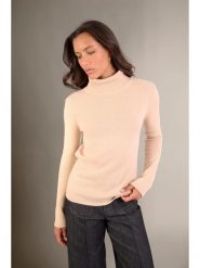 Perfect Cashmere Kaszmirowy golf "Willow" w kolorze beżowym rozmiar: XL. Brązowe swetry Perfect Cashmere, xl, bez wzorów, z kaszmiru, bez ramiączek. Za 500.99 zł.