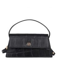 Bellicci Skórzana torebka "Vicky" w kolorze czarnym - 22 x 18 x 6 cm rozmiar: onesize. Czarne torebki klasyczne Bellicci, bez wzorów, z materiału, przez ramię, bez dodatków. Za 248.58 zł.