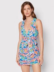 For Love & Lemons Sukienka letnia Yasmin CD2712 Kolorowy Regular Fit. Sukienki For Love & Lemons, s, bez wzorów, z wiskozy, bez kołnierzyka, bez ramiączek. Za 1,349.00 zł.