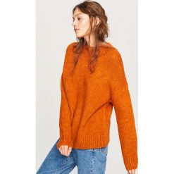 Miękki sweter z półgolfem - Pomarańczo. Swetry marki INESIS. W wyprzedaży za 79.99 zł.