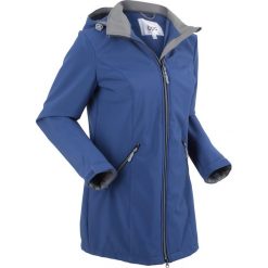 Płaszcz softshell ze stretchem i kapturem bonprix kobaltowy. Płaszcze marki House. Za 239.99 zł.
