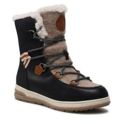 Śniegowce Kimberfeel. Czarne śniegowce Kimberfeel, bez wzorów, bez zapięcia. Za 479.99 zł.