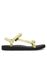 Teva Sandały Original Universal Slim 1150110 Żółty. Żółte sandały Teva, bez wzorów, z materiału, bez obcasa, bez zapięcia. Za 239.99 zł.