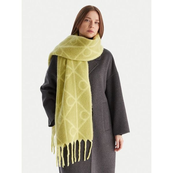 Szalik Calvin Klein. Zielone szaliki i kominy Calvin Klein, bez wzorów. Za 259.99 zł.