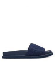 Gant Klapki 32507312 Granatowy. Niebieskie klapki Gant, bez wzorów, z materiału, bez obcasa, bez zapięcia. Za 329.99 zł.