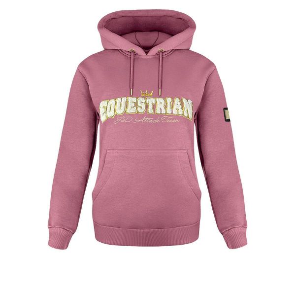 Bluza jeździecka damska JD ATTACK Equestri. Brązowe bluzy JD ATTACK, l, bez wzorów, z bawełny, eleganckie, bez ramiączek, bez kaptura. Za 229.00 zł.