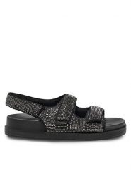 ONLY Shoes Sandały Onlminnie-13 15319594 Czarny. Czarne sandały ONLY SHOES, bez wzorów, ze skóry, bez obcasa, na płaskiej podeszwie, bez zapięcia. Za 189.99 zł.