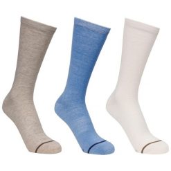 Skarpety Heathan Dla Dorosłych Unisex (zestaw 3 Sztuk). Białe skarpetki Trespass, bez wzorów. Za 50.99 zł.