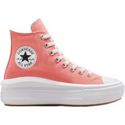 Trampki Converse Chuck Taylor All Star Move, Kobiety. Czerwone trampki Converse, bez wzorów, retro, bez zapięcia. Za 490.00 zł.