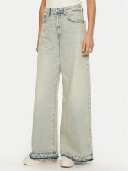 Tommy Jeans Jeansy DW0DW21254 Niebieski Wide Leg. Niebieskie jeansy Tommy Jeans, bez wzorów, z bawełny. Za 309.99 zł.