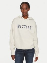Mustang Bluza Margo 1013934 Écru Oversize. Bluzy Mustang, xs, bez wzorów, z bawełny, bez kaptura. Za 169.99 zł.
