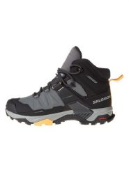 SALOMON Buty turystyczne "X Ultra 4 Mid Winter" w kolorze szaro-czarnym rozmiar: 40. Czarne buty trekkingowe Salomon, z materiału, bez zapięcia. Za 339.00 zł.