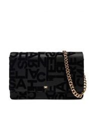 Elisabetta Franchi Torebka BS-22A-46E2-V280 Czarny. Czarne kopertówki Elisabetta Franchi, bez wzorów, z materiału, wizytowe, bez dodatków. Za 989.99 zł.