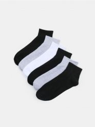 Krótkie skarpetki 5 pack - wielobarwny. Skarpetki Sinsay, bez wzorów. Za 12.99 zł.