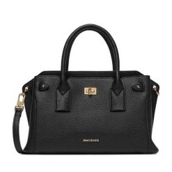 Torebka GINO ROSSI. Czarne torebki klasyczne Gino Rossi, bez wzorów, bez dodatków. Za 329.99 zł.