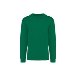 Bluza z okrągłym dekoltem Kariban. Zielone bluzy bez kaptura KARIBAN, l, bez wzorów, z bawełny, bez kaptura. Za 128.50 zł.