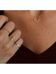 Les Petites Précieuses Pozłacany pierścionek rozmiar: 50. Żółte pierścionki Les Petites Précieuses, pozłacane. Za 96.37 zł.