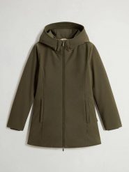 Woolrich Parka puchowa "New Firth" w kolorze khaki rozmiar: S. Brązowe płaszcze Woolrich, s, bez wzorów, z puchu, bez kaptura. Za 1,651.15 zł.