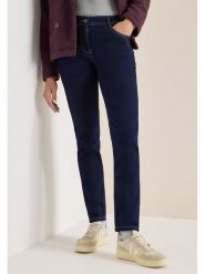 Cecil Dżinsy - Slim fit - w kolorze granatowym rozmiar: W29/L30. Niebieskie jeansy Cecil, l, z aplikacjami, ze skóry, klasyczne, z podwyższonym stanem. Za 140.20 zł.