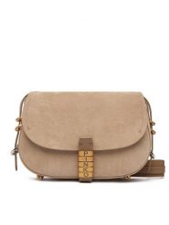PINKO Torebka Saddle Mini PE PLTT 103831 A29N Beżowy. Brązowe listonoszki Pinko, bez wzorów, ze skóry, bez dodatków. Za 1,779.00 zł.