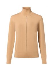 BOSS Orange Sweter z zawartością wełny dziewiczej - Faghettini Kobiety Bawełna beżowy|brązowy, XS. Brązowe swetry BOSS Orange, xs, bez wzorów, z bawełny, bez ramiączek. Za 479.95 zł.
