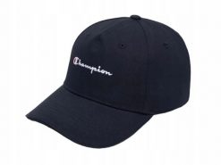 Czapka z daszkiem Champion Baseball. Czarne czapki z daszkiem Champion, bez wzorów, z bawełny, klasyczne. Za 85.00 zł.