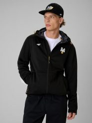 4F Kurtka softshell wiatroodporna membrana 5000 uniseks 4F x Drift Masters - czarna XS. Czarne kurtki przejściowe sportowe 4f, xs, bez wzorów, z softshellu, bez kaptura. Za 349.99 zł.