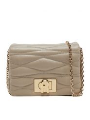 Furla Torebka 1927 Mini Soft WE00735 BX3221 VAN00 Écru. Kopertówki Furla, bez wzorów, ze skóry, wizytowe, bez dodatków. Za 989.99 zł.