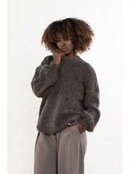 Awama Sweter w kolorze antracytowym rozmiar: L/XL. Czarne swetry Awama, l, bez wzorów, z wełny, bez ramiączek. Za 289.99 zł.