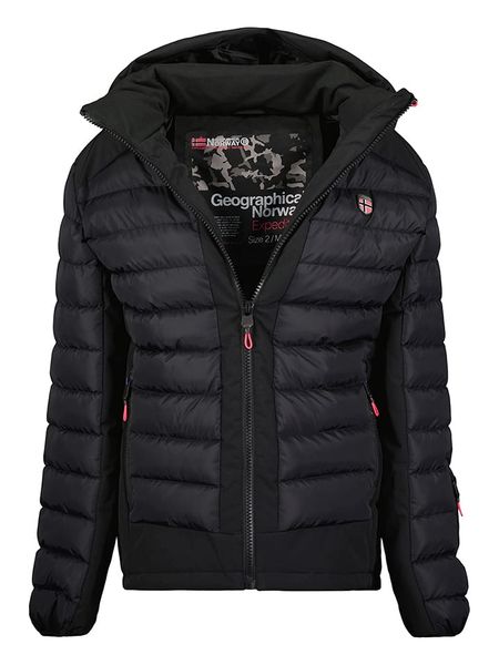 Canadian Peak Kurtka pikowana "Aurelieneak" w kolorze czarnym rozmiar: XL. Czarne kurtki Canadian Peak, xl, z aplikacjami, bez kaptura. Za 170.87 zł.