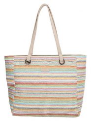 Beagles Shopper bag "Formentera" ze wzorem - 50 x 35 x 16 cm rozmiar: onesize. Shopper bag Beagles, bez wzorów, z materiału, na ramię, bez dodatków. Za 78.99 zł.