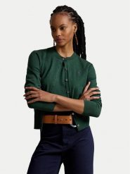 Polo Ralph Lauren Kardigan 211971871506 Zielony Regular Fit. Zielone swetry Polo Ralph Lauren, m, bez wzorów, z bawełny, bez ramiączek. Za 859.99 zł.