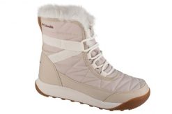 Buty zimowe damskie, Minx Shorty IV. Brązowe buty trekkingowe Columbia, na zimę, z materiału, bez zapięcia. Za 379.99 zł.