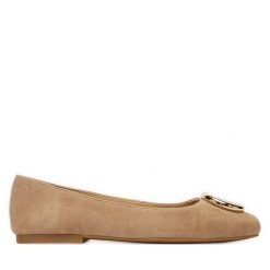 Baleriny MICHAEL Michael Kors. Brązowe baleriny MICHAEL Michael Kors, bez wzorów, bez obcasa, bez zapięcia. Za 409.99 zł.