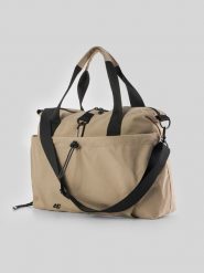 4F Torba sportowa (ok. 16 L) - kremowa Uniwersalny. Brązowe torby sportowe 4f, bez wzorów, z materiału, na ramię. Za 129.99 zł.