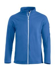 Clique Ducan kurtka unisex z suwakiem, poliester szczotkowany – royal blue. Niebieskie kurtki CLIQUE, xs, bez wzorów, z poliesteru, bez kaptura. Za 240.51 zł.