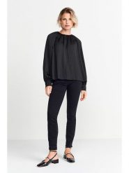 Rich & Royal Bluzka w kolorze czarnym rozmiar: 42. Czarne bluzki Rich & Royal, bez wzorów, bez kołnierzyka, bez ramiączek. Za 215.21 zł.