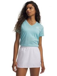 Under Armour Koszulka sportowa w kolorze turkusowym rozmiar: M. Niebieskie t-shirty sportowe Under Armour, m, bez wzorów, z materiału, bez ramiączek, outdoorowe. Za 69.95 zł.